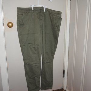 Army Green Skinny Pants